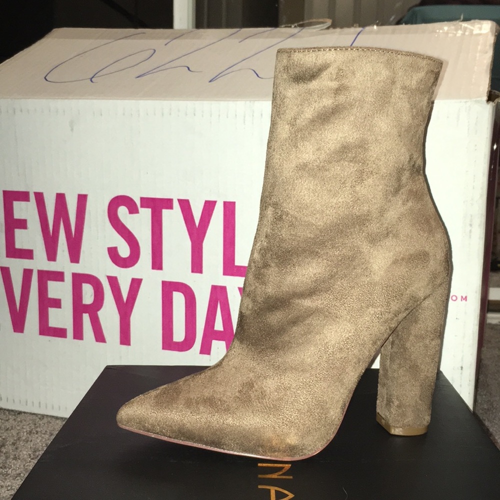 Taupe Booties